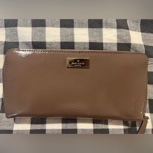 Kate Spade Brown Patent Leather Wallet